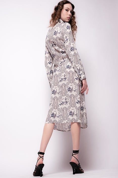 CARBONIA 1 CHEMISIER TWILL ST. ECRU/NAVY 2