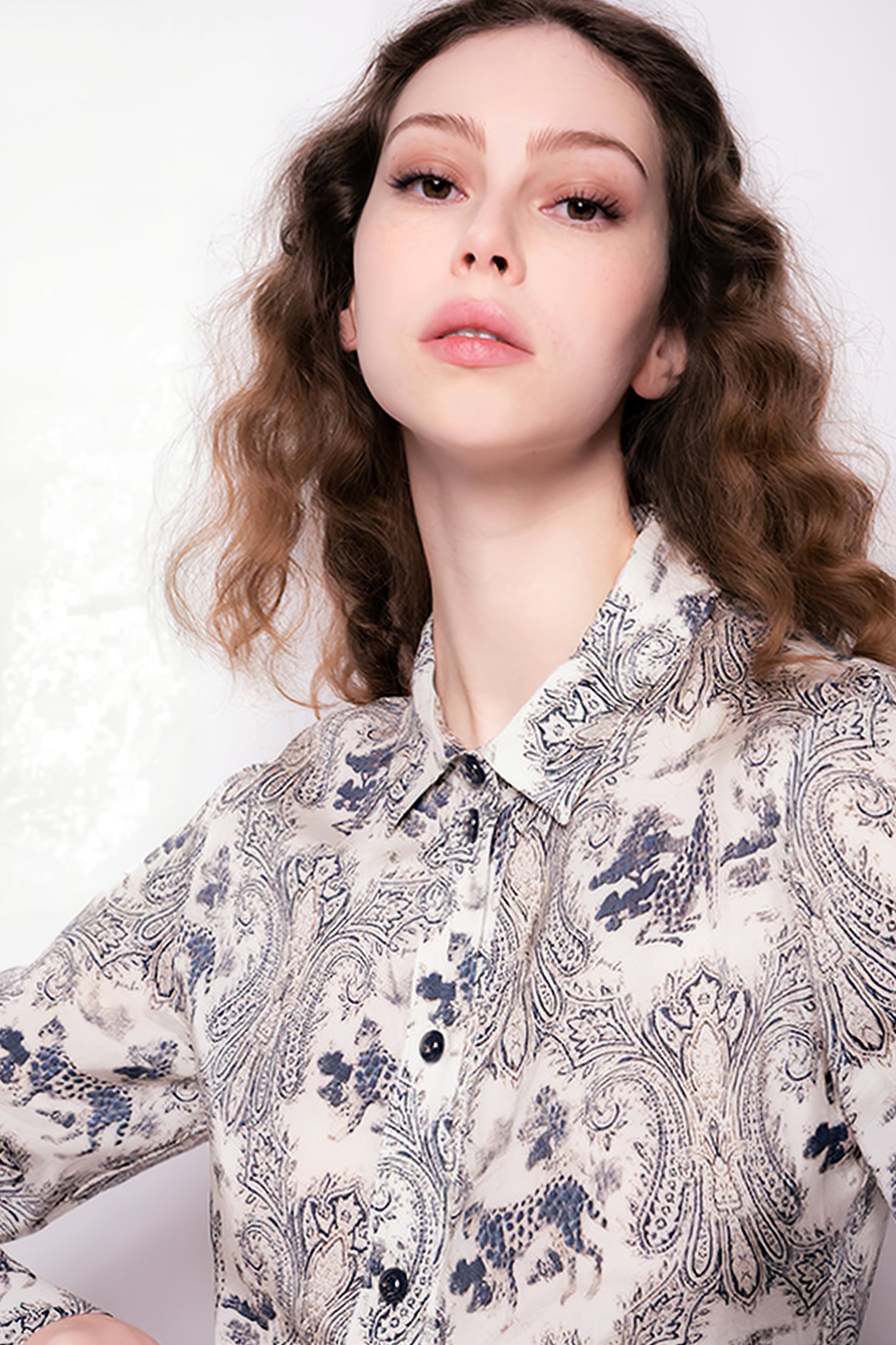 CARBONIA 1 CHEMISIER TWILL ST. ECRU/NAVY 5