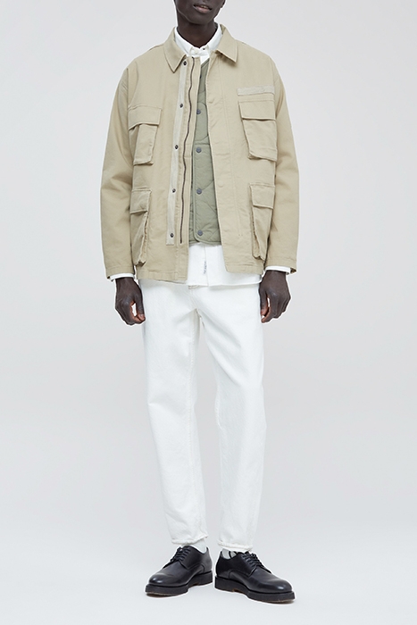 CLOSED MEN TECHNICAL FIELD JACKET GREY OLIVE 3