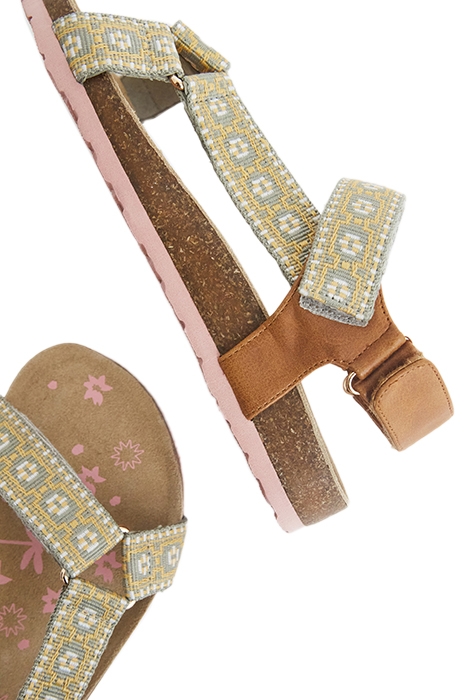 TREK FOOTBED SANDAL GREEN 4