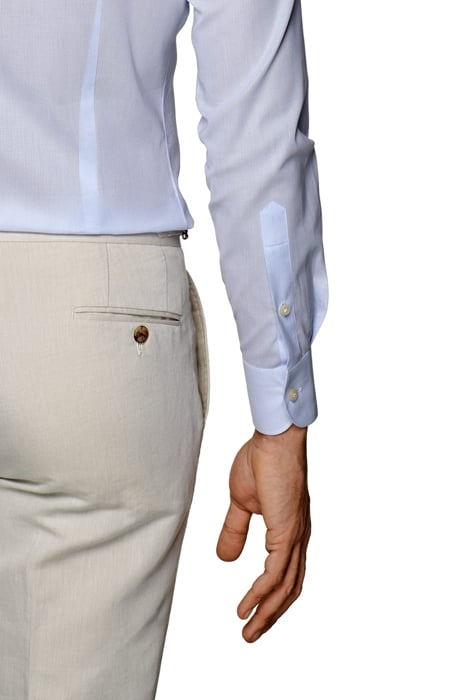 Light Blue Giro Inglese Extra Slim Fit Shirt 7