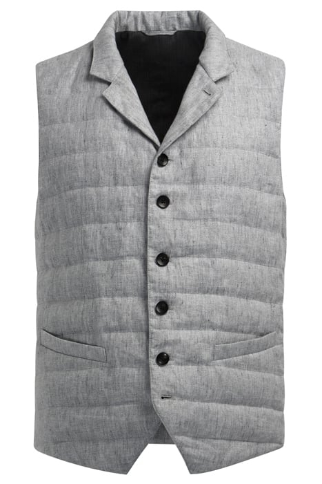 LIGHT GREY DOWN VEST 2