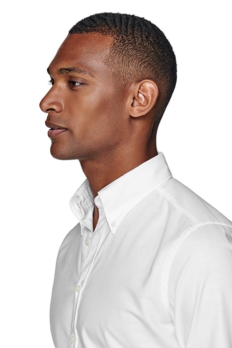 WHITE WASHED OXFORD SLIM FIT SHIRT 6