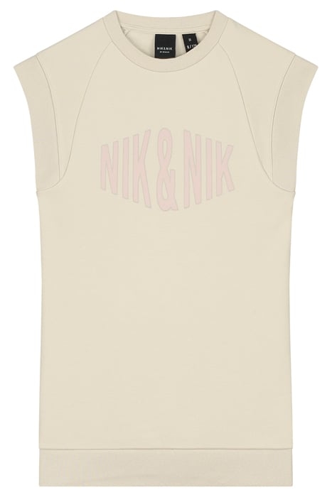 ABELLA SWEATDRESS DUSTY WHITE DUSTY WHITE 1