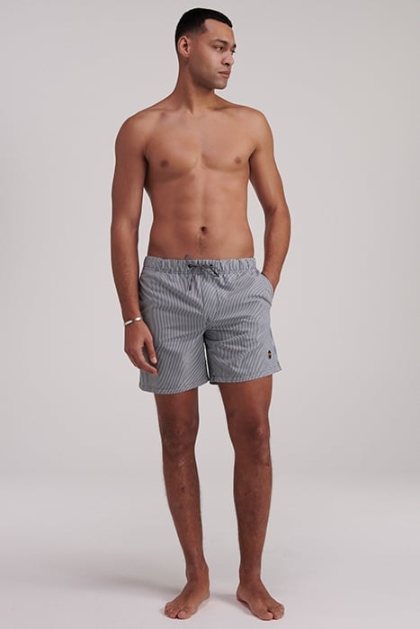 MEN SWIMSHORT SKINNY STRIPE CILANTRO GREEN 4