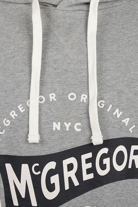 HOODY WITH GRAPHIC GREY MELANGE 3