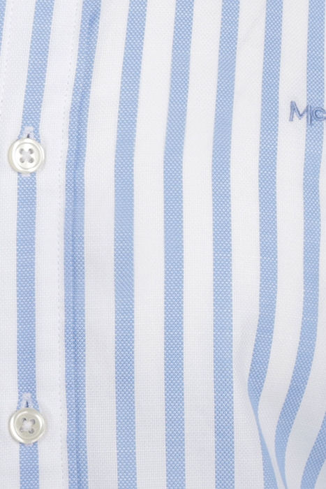 DOBBY BOLD STRIPE SHIRT L/S RF MEDIUM BLUE 5