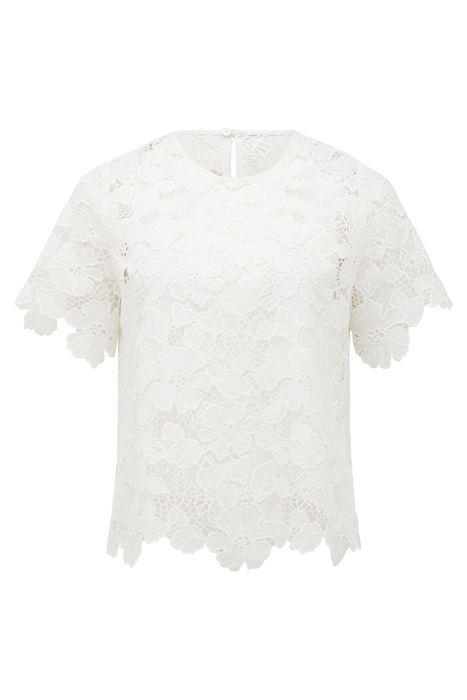 CANDICE LACE TEE PORCELAIN 6