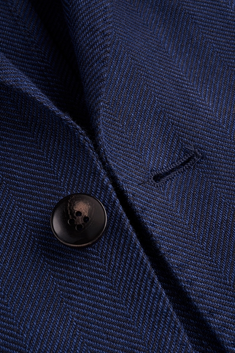 Blue Herringbone Havana Blazer 3