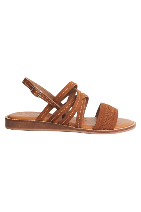 CRAFT MINI WEDGE SANDAL MID TAN 1
