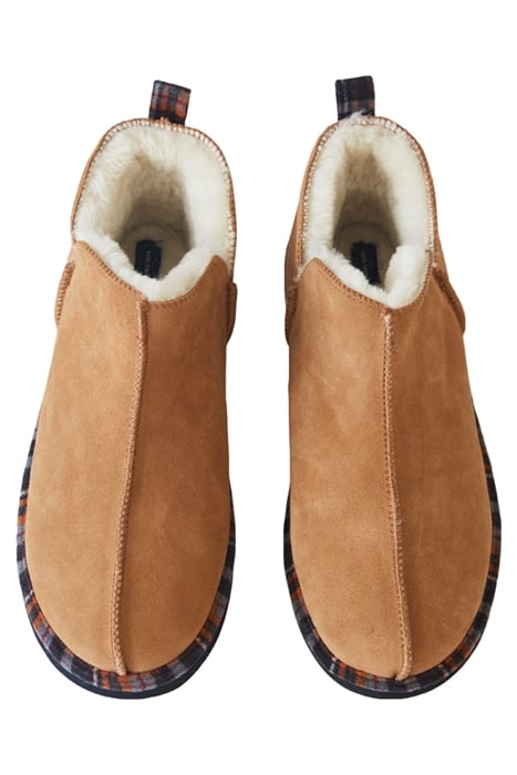 TOBY SUEDE LOW BOOTIE MID TAN 3