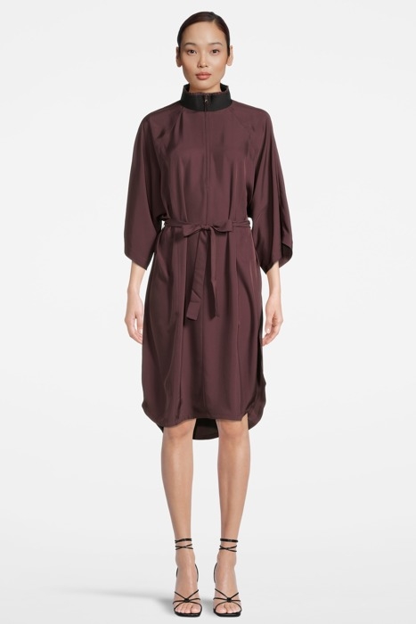 LAYER TUNIC DRESS MAROON 1