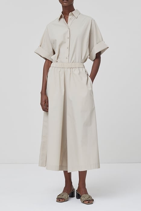 WOMEN SIDE SPLIT CULOTTE GRAIN BEIGE 3