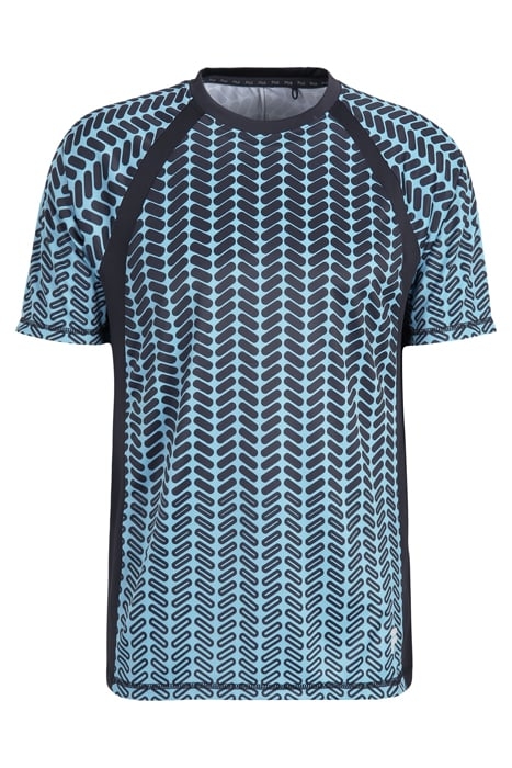 RADVILLE RAGLAN TEE ADRIATIC BLUE FADE AOP 1