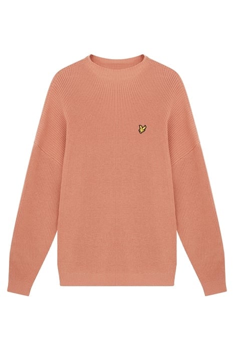 MOCK NECK JUMPER W795 DUSTY PEACH 5