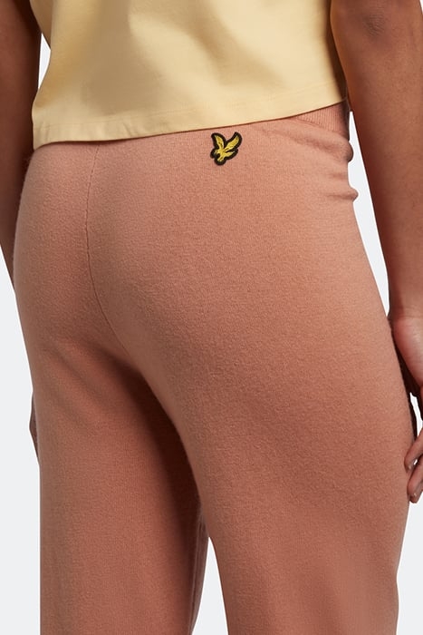 KNITTED JOGGER W795 DUSTY PEACH 4