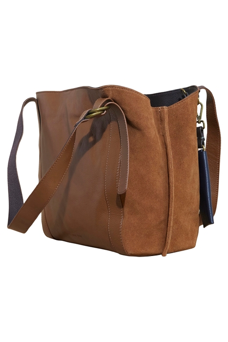 HANNAH LEATHER TOTE MID TAN 2