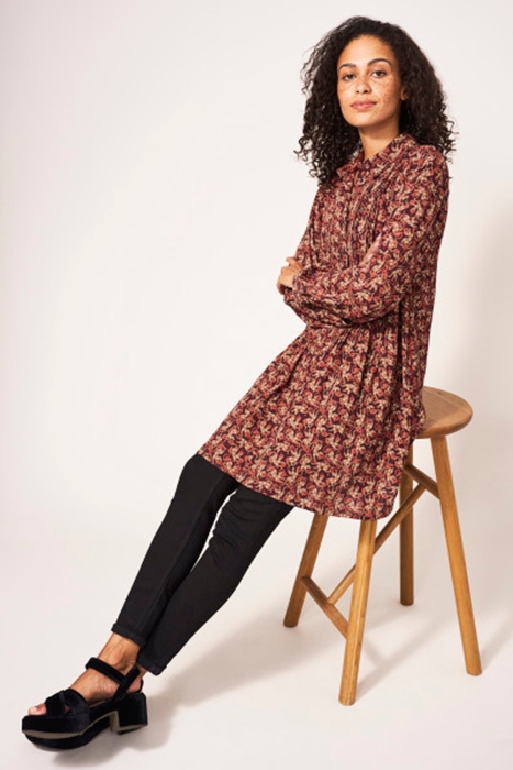 GEORGIE TUNIC PLUM MLT 2
