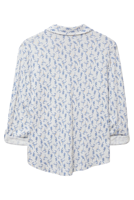 ANNIE PRINTED JERSEY SHIRT WHITE 2
