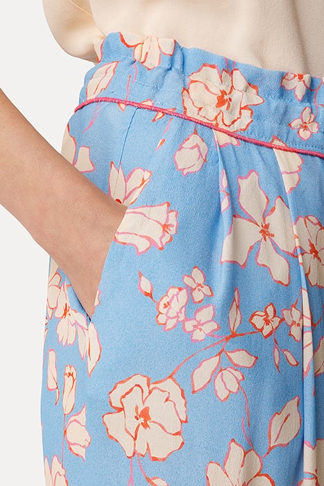 "TRUE COLORS" PRINT VISCOSE CREPE DE CHINE JOGGING MOJITO 5