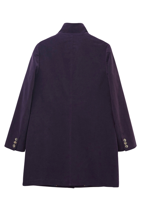 KARLA VELVET COAT DARK PURPLE 5