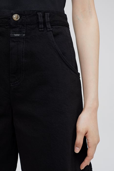 WOMEN WIDE LEG SHORTS BLACK 7