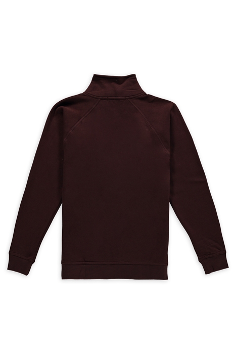 TON SUR TON LOGO ZIPPER VEST BROWN 2