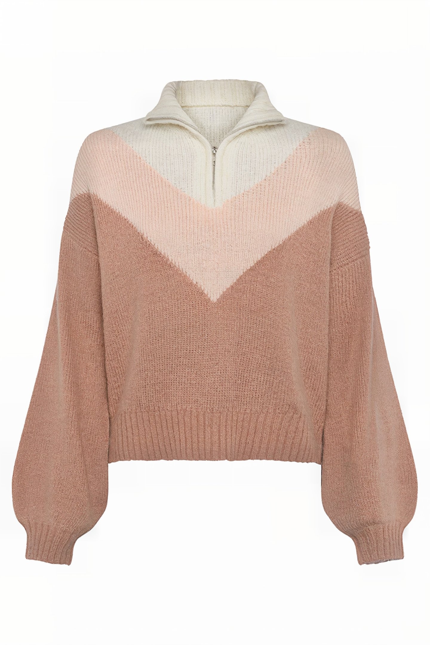 NATALYA KNITWEAR BLUSHED PEACH/ALMOND NUDE/WINTER WHITE 3