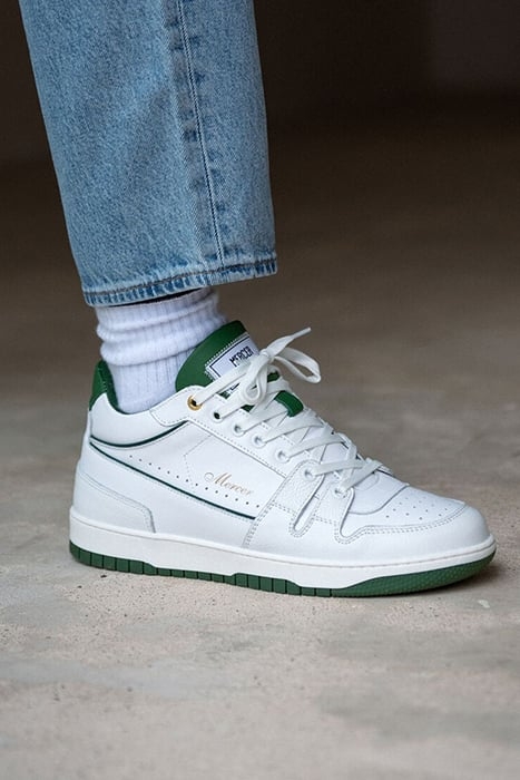 THE BROOKLYN LOW - NAPPA WHITE/GREEN 2