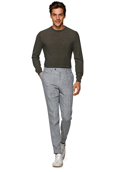 LIGHT GREY SOHO TROUSERS 3