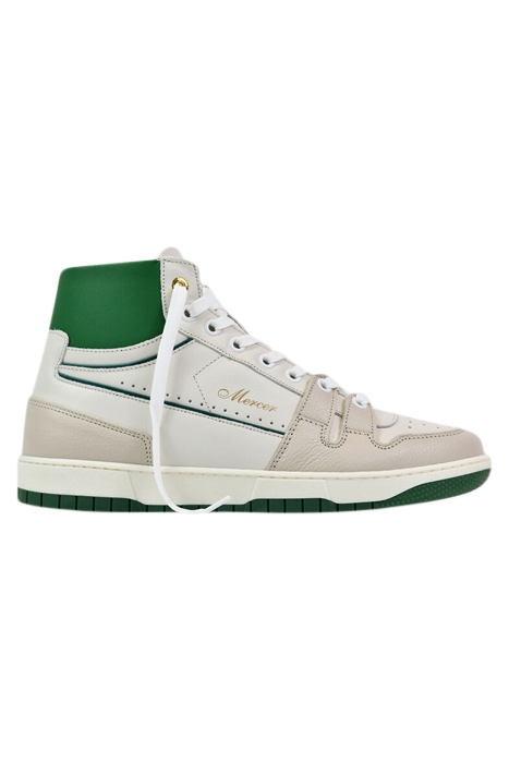 THE BROOKLYN HIGH - NAPPA WHITE/GREEN 1