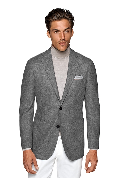 LIGHT GREY HAVANA BLAZER 1