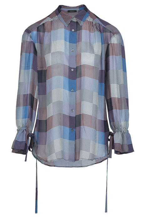 STENCIL TOP SILVER BLUE PRINT 4