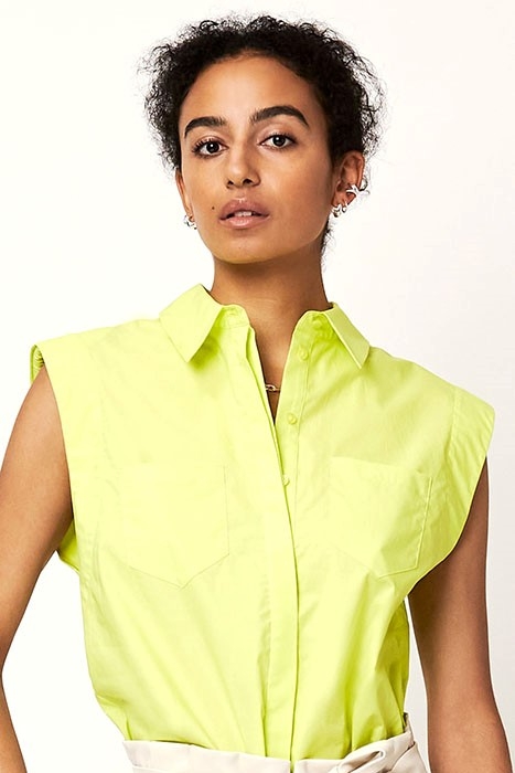 AFRIN BLOUSE NEON YELLOW 2