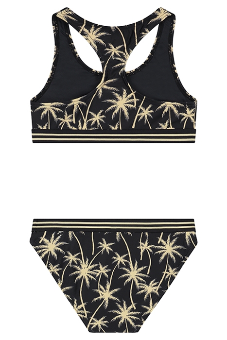 GIRLS CHARLIE BIKINI SET VACATION PALM BLACK 2