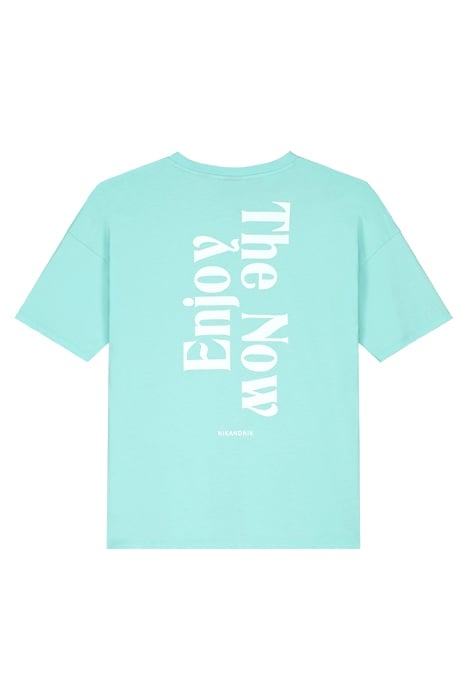 ENJOY NOW T-SHIRT CLOUDY BLUE 2