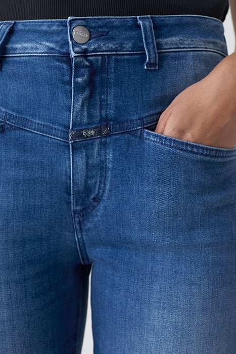 PEDAL PUSHER JEANS MID BLUE 4