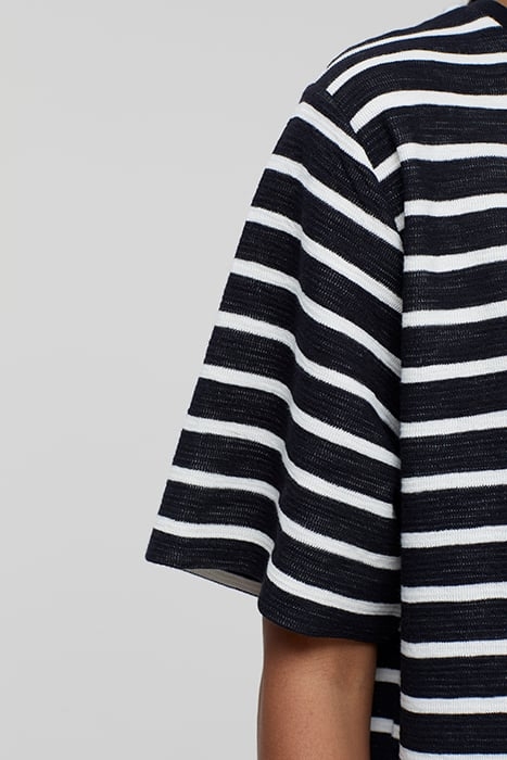 STRIPED DOUBLEFACE JERSEYDRESS IVORY 4