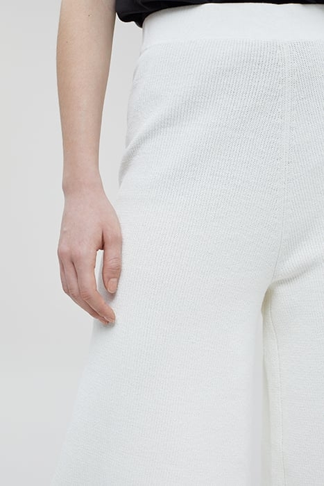 KNITTED CULOTTES SKIRTS IVORY 5