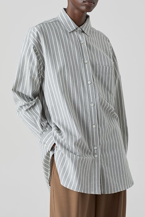 BASIC SHIRT DARK GREY MELANGE 1