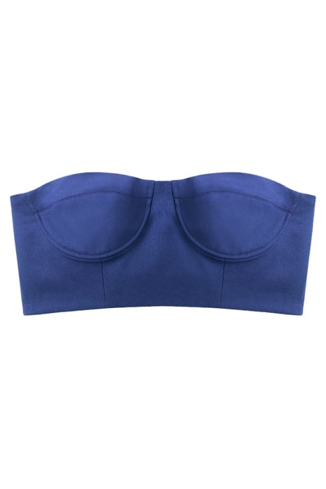 CROPPED BUSTIER TOP TWILIGHT BLUE 3