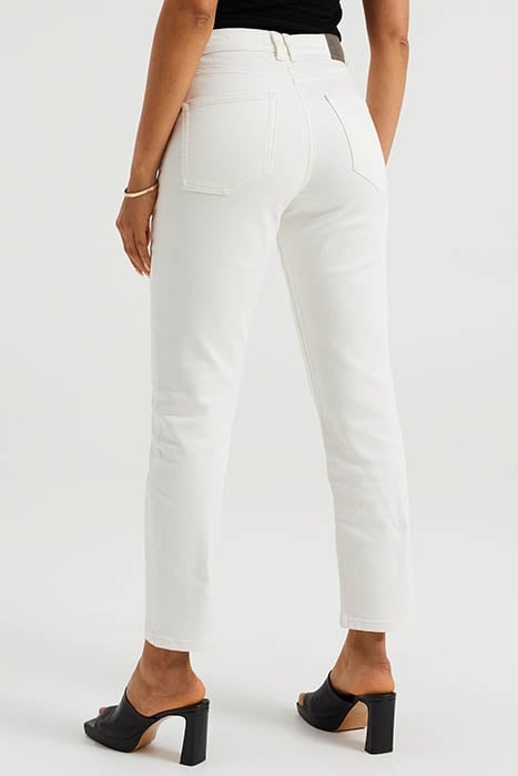 5-POCKET HIGH WAIST OFF-WHITE 3