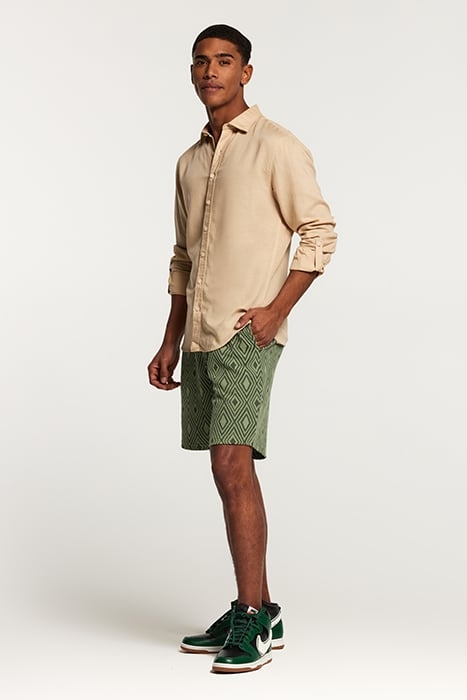 LUCAS LINEN SHIRT WARM SAND BEIGE 7