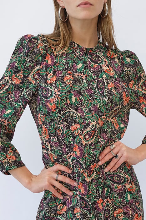 BOHO FLORAL PRINT MIDI DRESS 4
