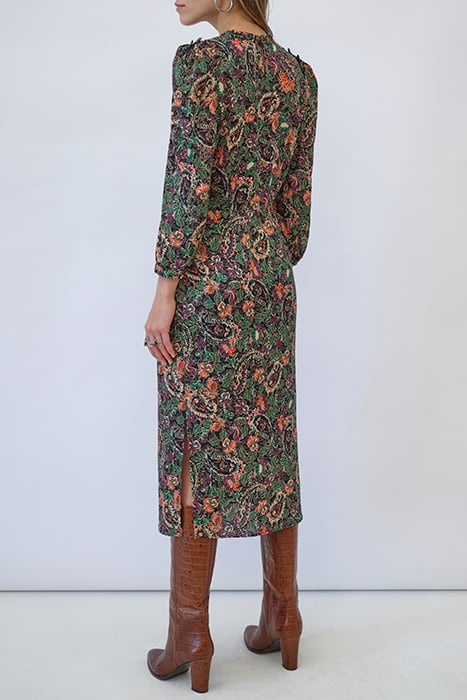 BOHO FLORAL PRINT MIDI DRESS 2