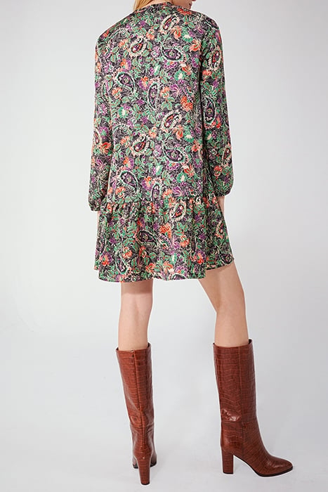 FLUID FLORAL PRINT SHORT DRESS 3