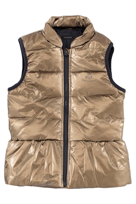 GIRLS’ 2-IN-1 NAVY PARKA + GOLD LIGHT PADDED JACKET NAVY 3