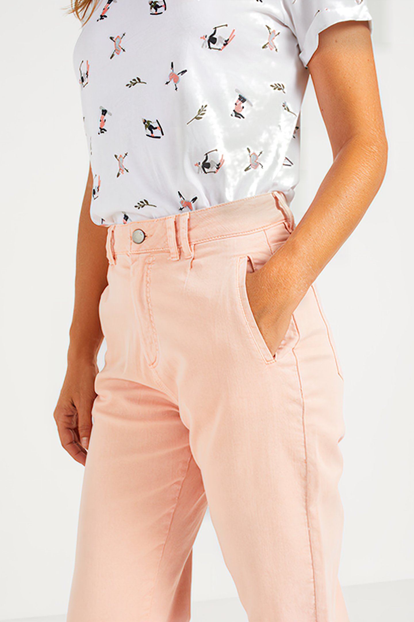 SWEET PINK SLOUCHY JEANS 5