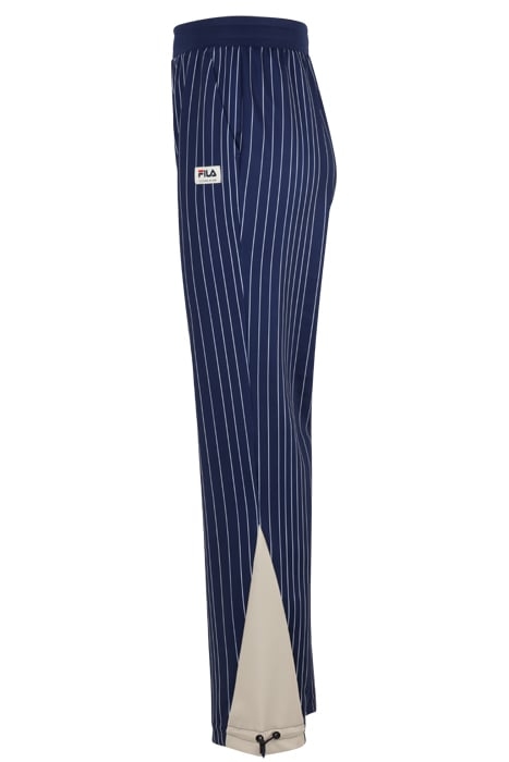 TORRELAVEGA STRIPED TRACK PANTS MEDIEVAL BLUE/ANTIQUE WHITE  3