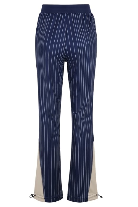 TORRELAVEGA STRIPED TRACK PANTS MEDIEVAL BLUE/ANTIQUE WHITE  2